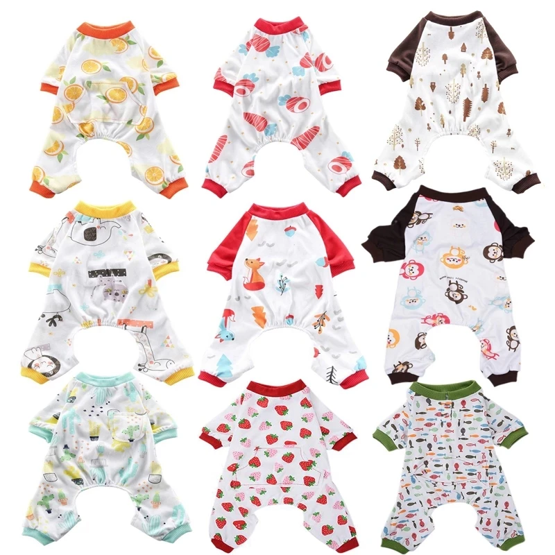 

Pet clothes Dog Pajamas Cute Clothes Puppy T-shirt Shirt Warm Dog Jackets