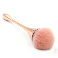 

NEW Rose Gold Large Cosmetic Face Make Up Brushes Foundation Facial Rose Gold Powder Blush Brush