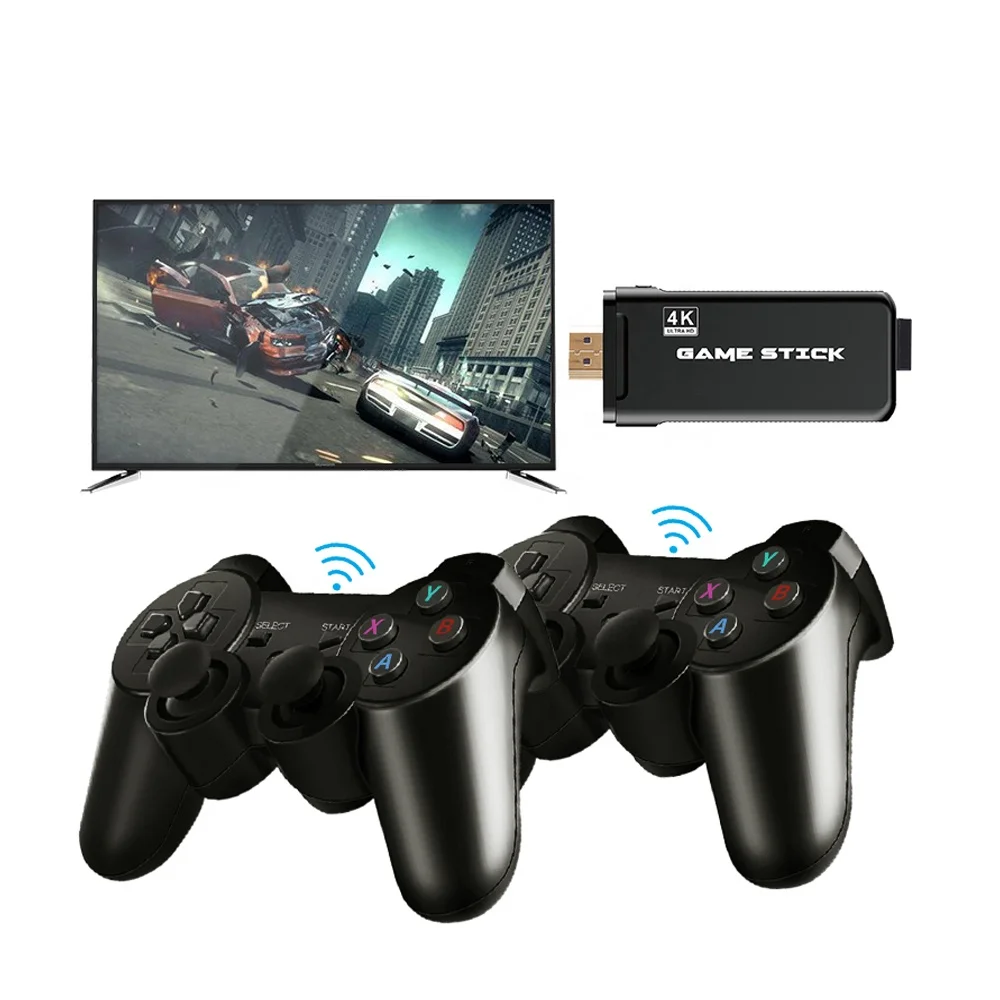 

4K HD Video Game Console with Wireless Controller For PS 1/GBA Emulators Classic Retro TV Game Console 10000 Games
