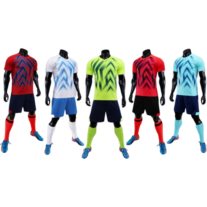 

Thai Quality Team Football Uniform Kits Custom Club New Model Quick Drying Training Soccer Jerseys, Custom color