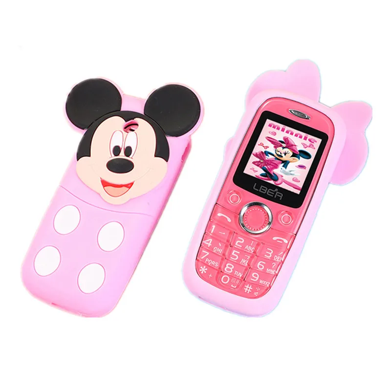 

Newest carton D11 cute mini lovely baby phone Lady Children Kids Mobile Phone unlocked phone with flashlight no camera