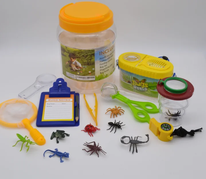 Fun Outdoor Toy Insect Bug Adventure Set; Bug Catcher Set For Kids