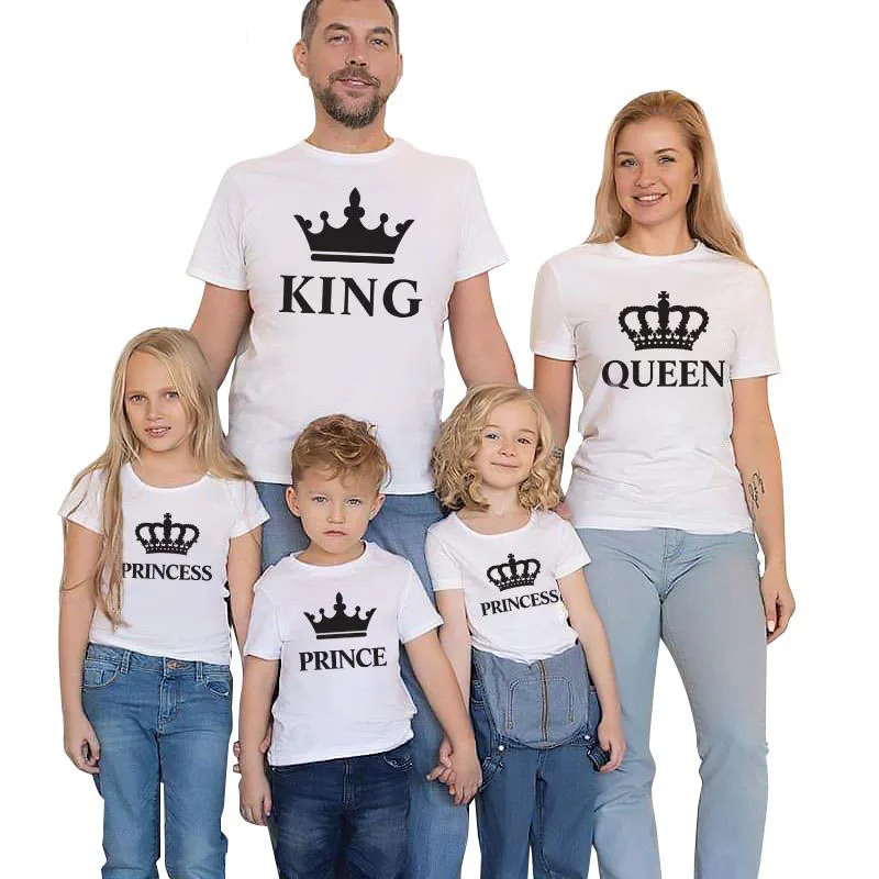 

Fashion Family Matching Clothes Outfits Look Clothing Mommy and Me Daughter Family T-shirt