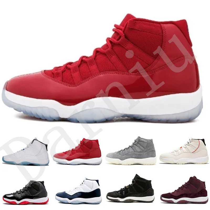 

High Quality Original Branded Retro 11S Sneaker Outdoor Breathable Basketball Shoes For Men