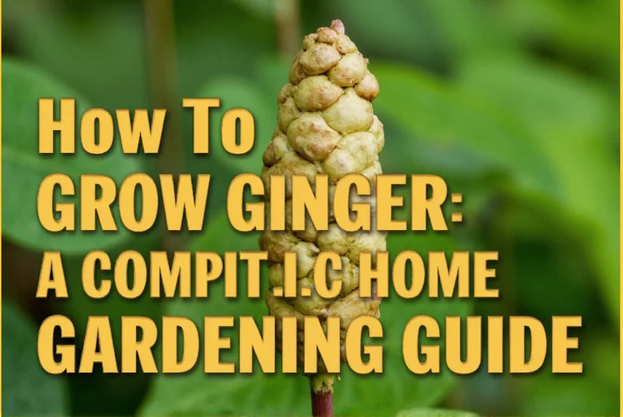 How to Grow Ginger: Complete Home Gardening Guide