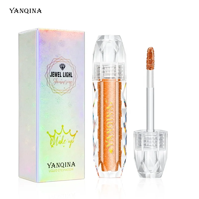 

Wholesale Cosmetic Beautiful Single Color Glitter Shimmer Makeup Liquid Eyeshadow