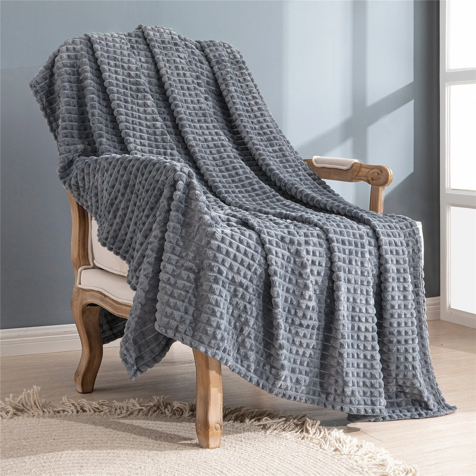 

Koran Mink Plaid Blanket Super Soft Blankets Heavy Flannel Fleece Kids Baby Blanket Throw