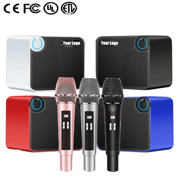

Professional Usb Wireless speaker Mic Machine Youtuber Studio player Mini Karaoke
