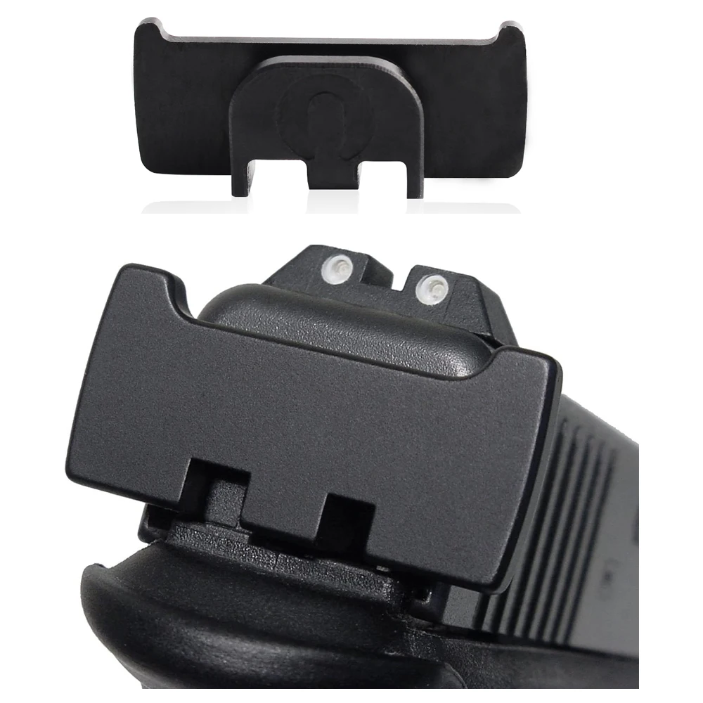 

MAGORUI Glock Gen 1-5 Rear Ambi Slide Racker Plate MOS Optics, Black