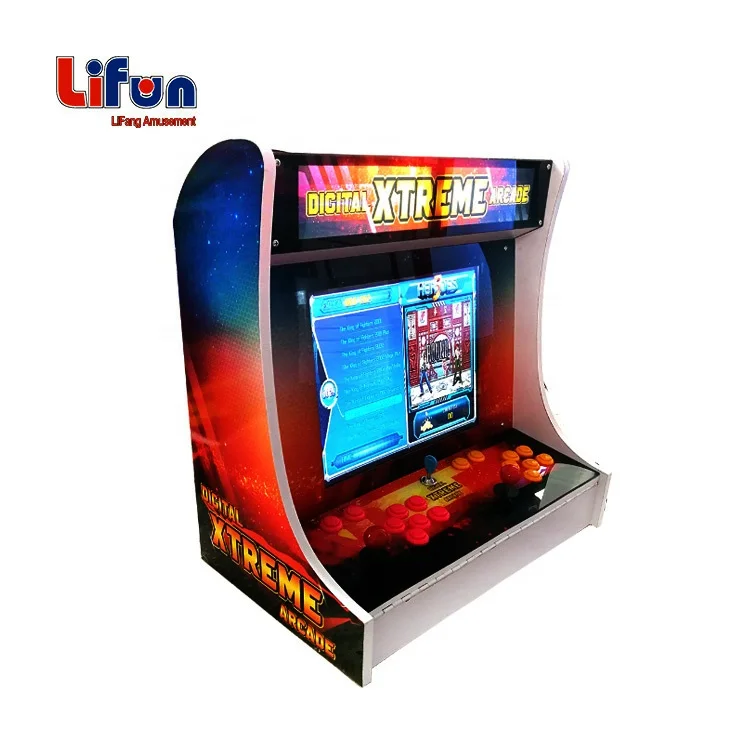 L01 Coin Operated Classic Arcade Fighting Video Game,Retro Joystick Bartop Arcade