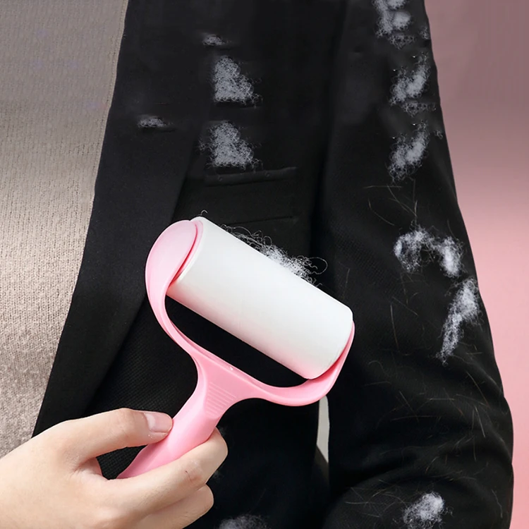 

A2586 Household Roller Torn Type Dedusting Brush Cloth Cleaning Sticky Hair Dusting Cloth Lint Rollers & Brushes, Pink