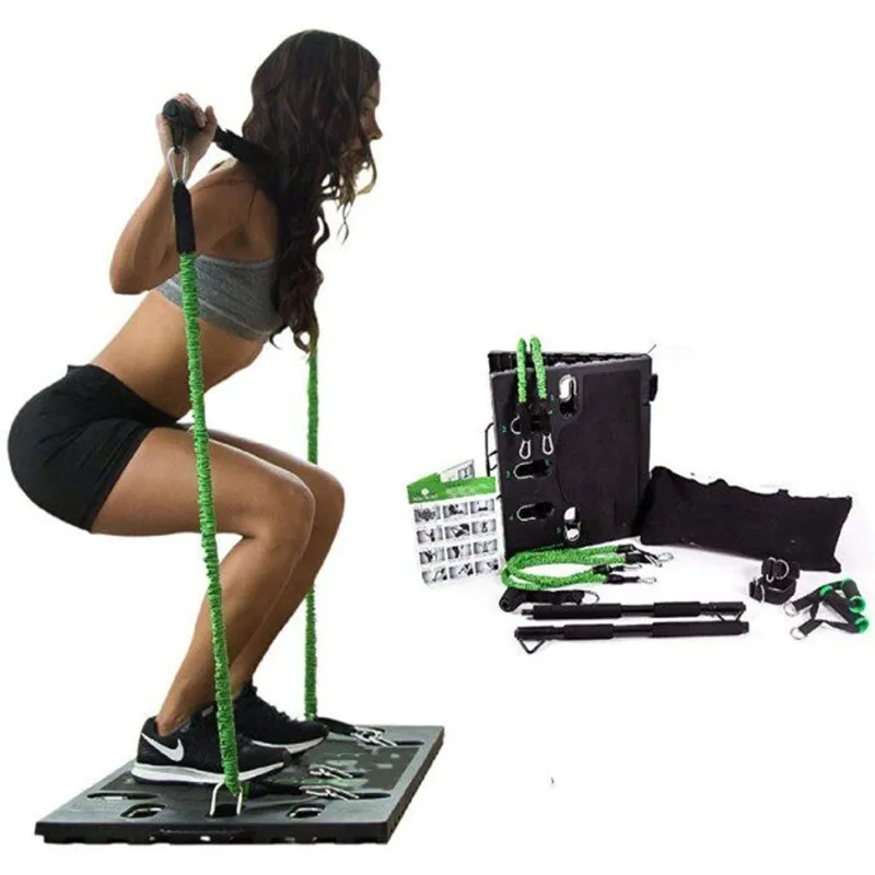 

Multifunctional Training Board Home Gym Fitness Equipment Exercise Machine, Black+green