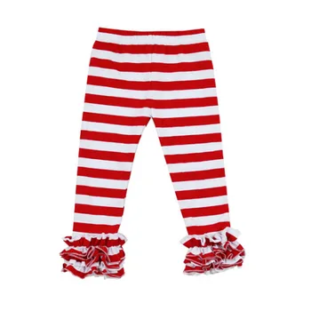 red and white striped baby pants