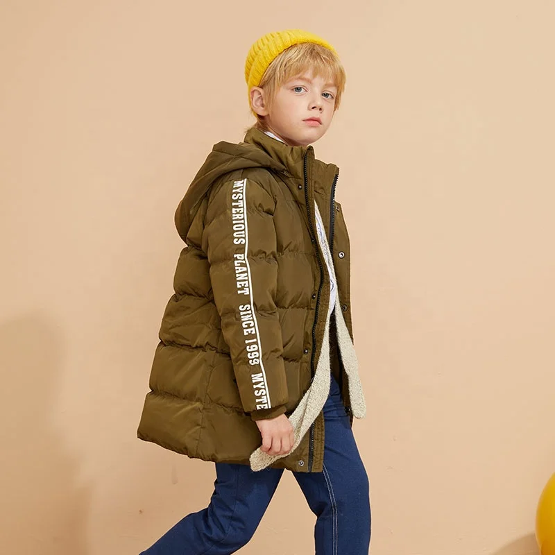 

Gabby Loop Kids Multicolor Winter Series Warm Hooded 80% Duck Down Coat Quilted Puffer Jacket For Children