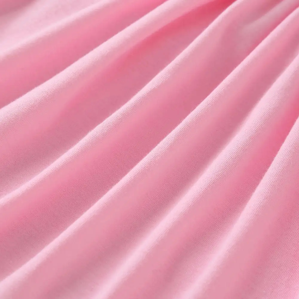 
Seamless Round Neck Front Pocket Girls Gender kids Girls Summer Twirl Dresses for Children 