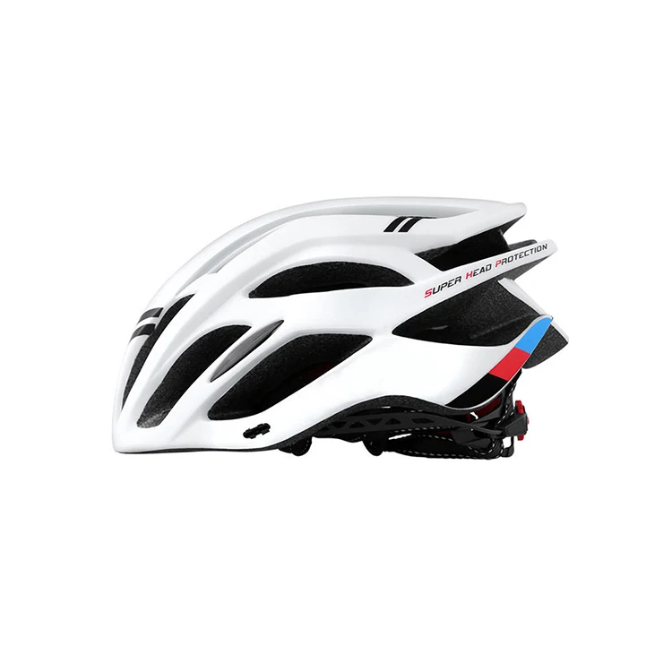 

China Cheap Price Red Men's Cycling Helmet Bike White Adult Mountain Bicycle Helmet with Light for Bike Accessories, 5 colors