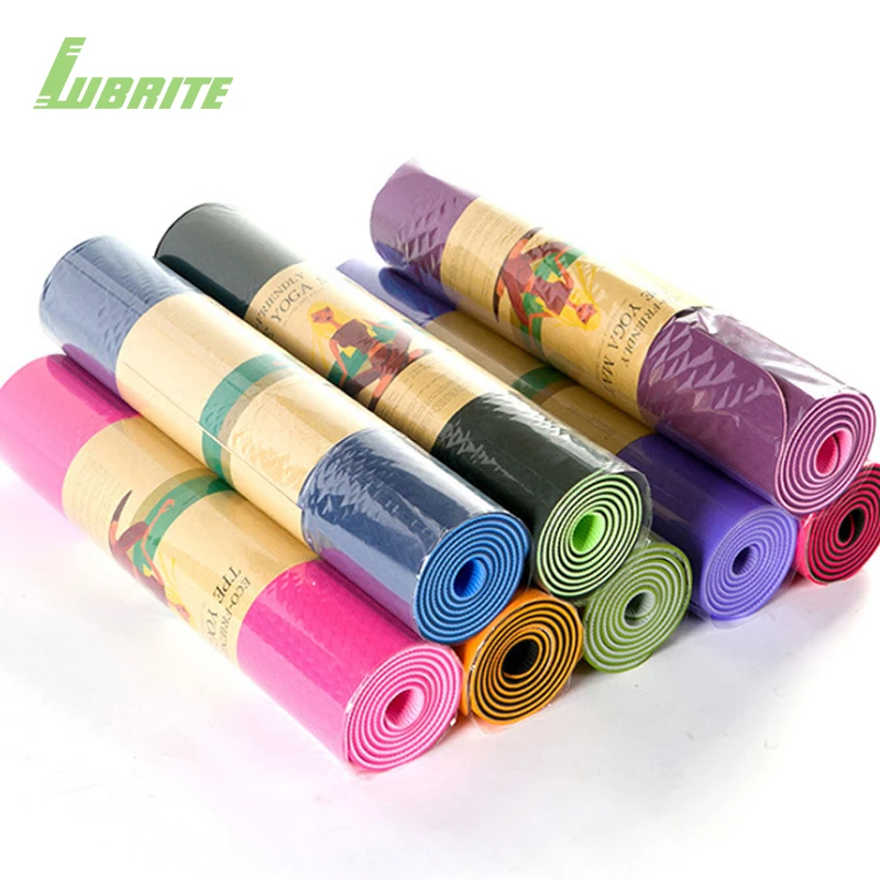 

yoga mat with carrying straps rubber natural rubber custom eco friendly tpe yoga mats, Existing colors, custom color