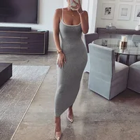 

strap backless sexy bodycon midi long dress new women high waist cotton striped dresses elegant fashion party clothes