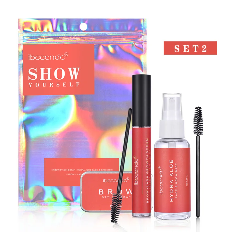 

2020 Ibcccndc 3D Feathery Brows Makeup Balm Styling eyebrow Soap Kit Lasting Eyebrow Setting Gel Waterproof Eyebrow Tint Pomade