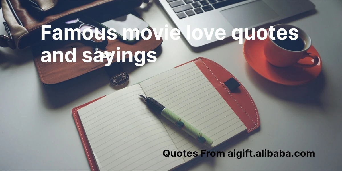 famous movie love quotes and sayings