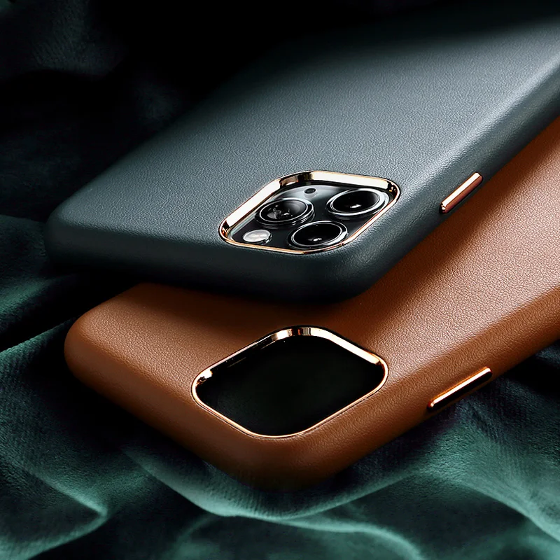 

Original Leather Case For iPhone 11 Custom Phone Case Durable import PU Leather Cellphone Cover For iPhone 8 Case