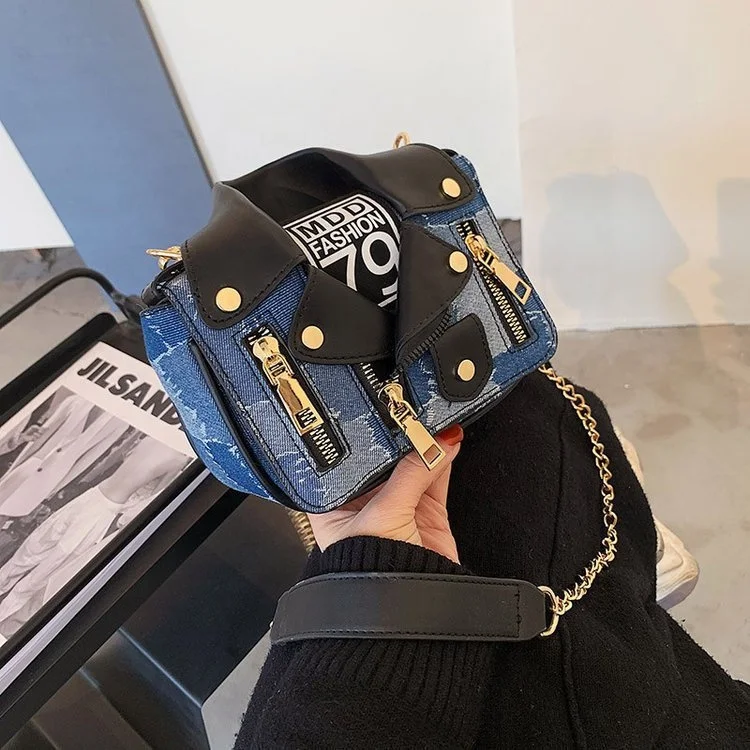 

2021 New Korean Version Small Personalized Chain Handbags Western Style Shoulder Messenger Bag For Women, 2 color