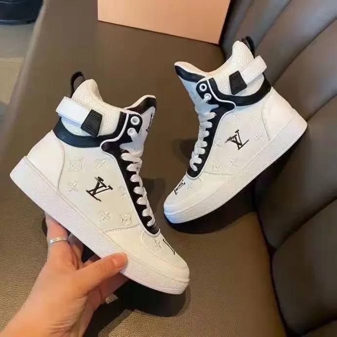 

Women Winter Luxury Leisure Flat Sneakers Ankle Boots White Fashion Waking Style New Hiking Boots Retro Casual White Shoes, White , pink