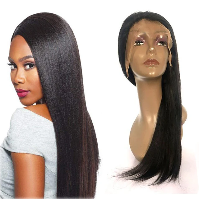 

Transparent Lace Front Wig Straight 100% Virgin Human Hair Lace Frontal With Baby Hair Brazilian Wholesale Vendor