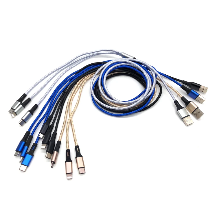 2.4A Mobile Fast Cable Charging Micro Usb Charger Cable for iPhone X 8 7 6 6s - ANKUX.COM