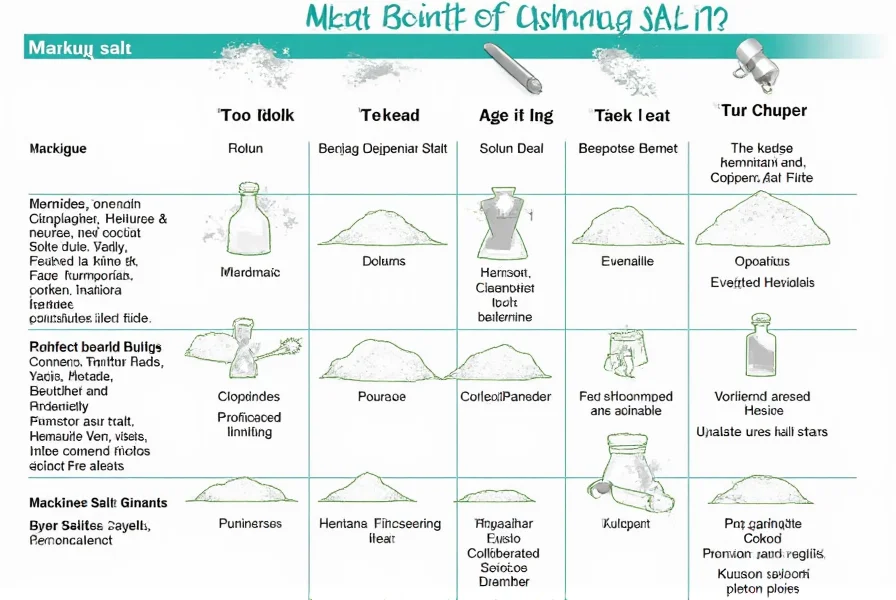 Homemade season salt mixture in glass jar with measuring spoons