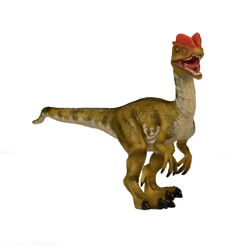 

B2B Wholesale Animal Figure Toys Dinosaur Simulation Figure Soft Vinyl Dilophosaurus Animal Toys Decorate Figure