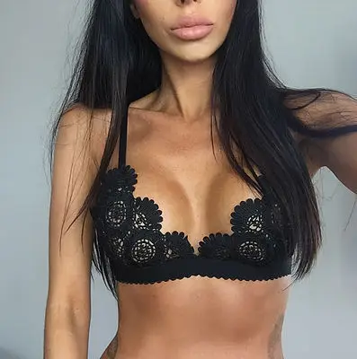 

See-through Transparent Lady Lace Sexy Lingerie Women Bra