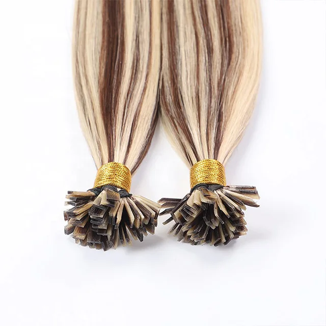 

strands flat tips hair cuticle aligned virgin long Wholesale italian remy hair flat tip vendors flat tip human hair extension