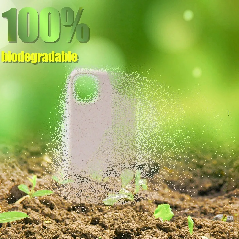 

100% fully biodegradable phone case for iPhone 11 12 13 eco friendly phone case plant base