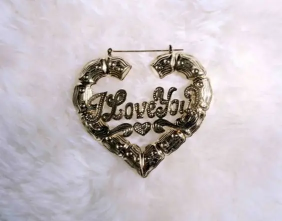 

Personalized Letter Melanin 18k Gold 9CM Huge Bamboo Name Hoop Earrings Custom Bamboo Earrings, Gold, silver, rose gold