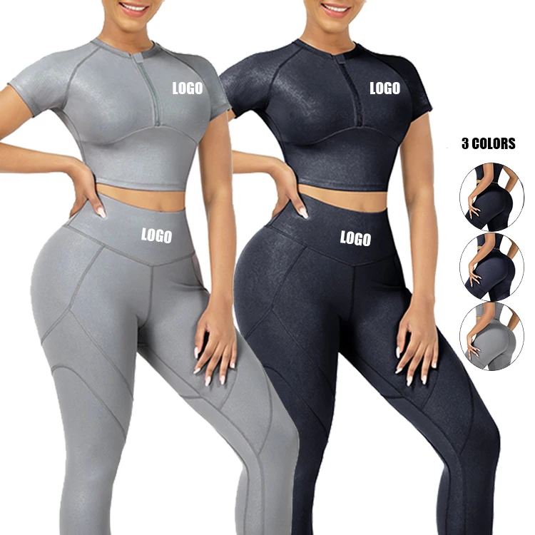 

Tracksuit Women 2 Piece Yoga Sets Print Women Sportsuit Fitness Sportswear