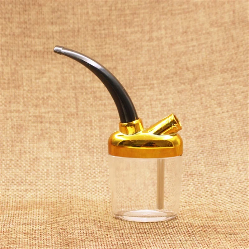 

Resin Metal Washable Detachable Smoking Pipe, Transparent