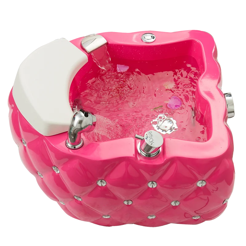 

Rose Red Pedicure Basin Wholesale Pedicure Chairs Beauty Salon Furniture Luxury Foot spa Tub Bowl