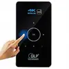 Free shipping Portable mini Android 5.1 4K projector Amlogic S905 home theater system 8GB/16GB rom C6 Projector