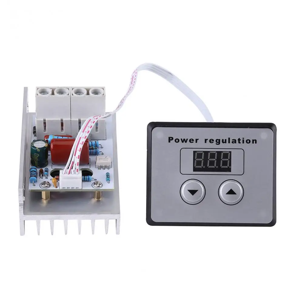 220V AC 5000W SCR Voltage Regulator Motor Speed Control Lamp Dimmer Thermostat Z 