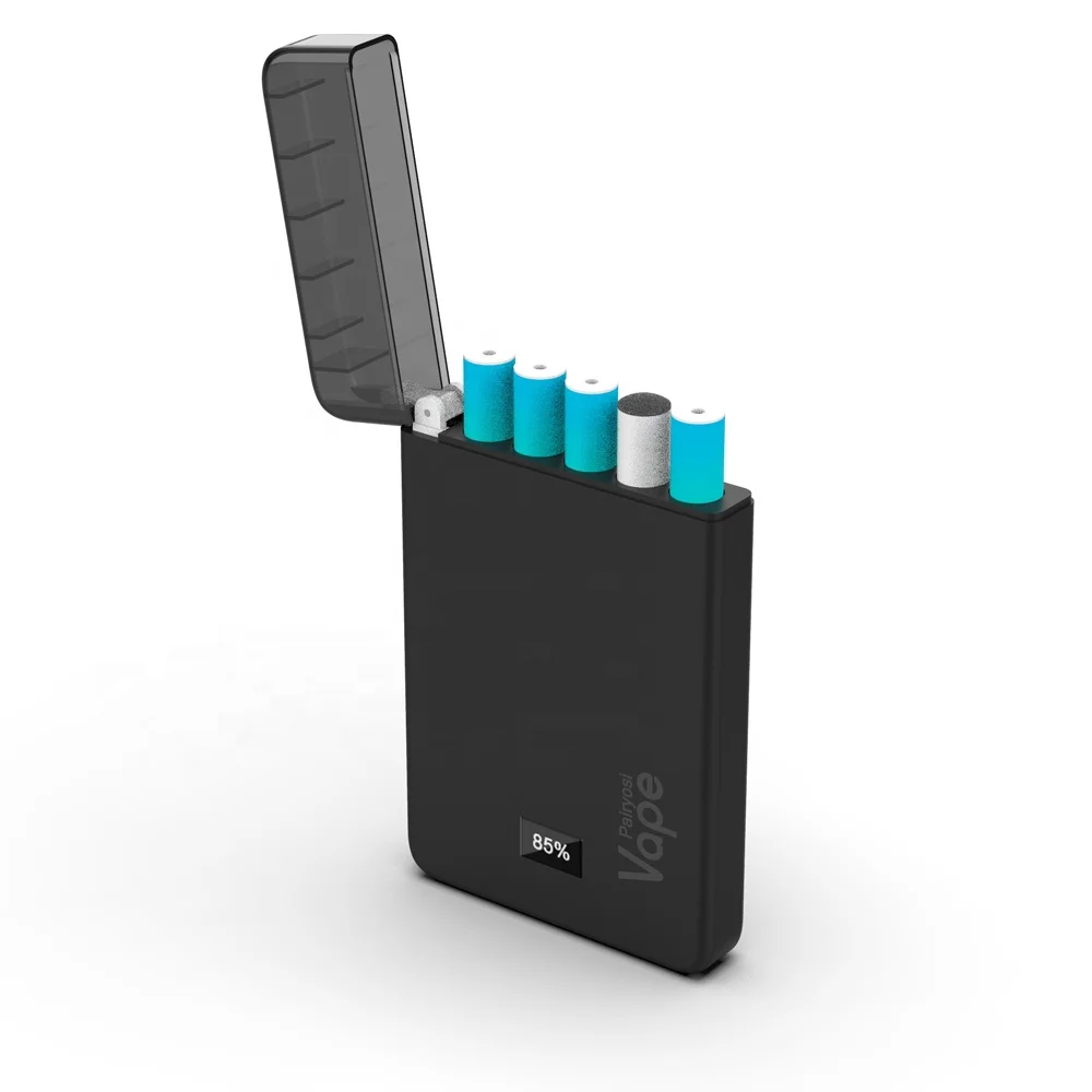 

Hot Selling Factory Price E-cig Charging Box Rechargeable E Cigarette Vape With Power Battery Bank, Black, white, etc.