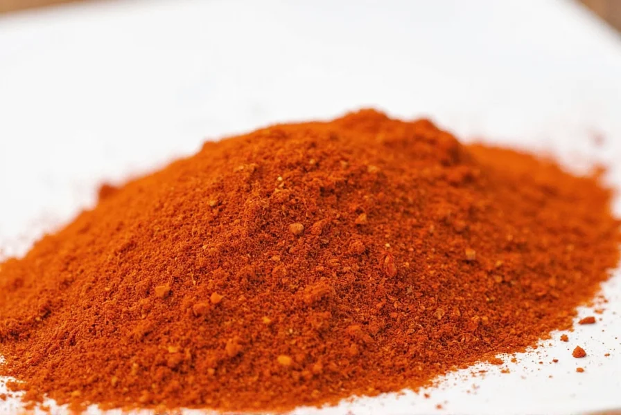 Cayenne pepper flakes infusing in oil inside a glass bottle