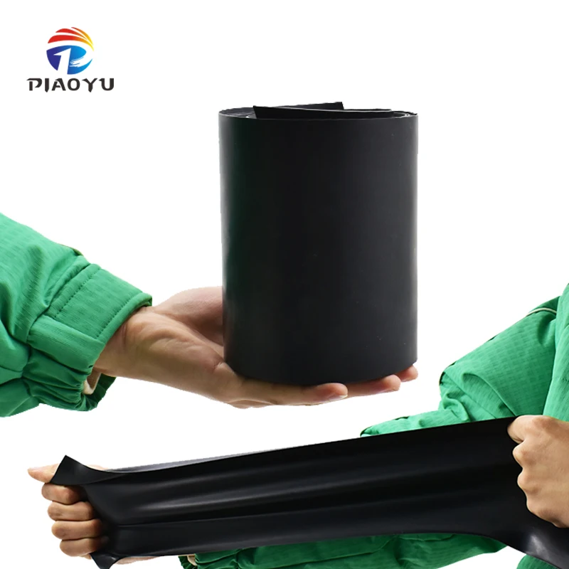 PIAO YU Outdoor Sports Shooting Accessories 10 Meter Black Rubber Band Per Roll 0.65mm 0.75mm1.00mm for Hunting