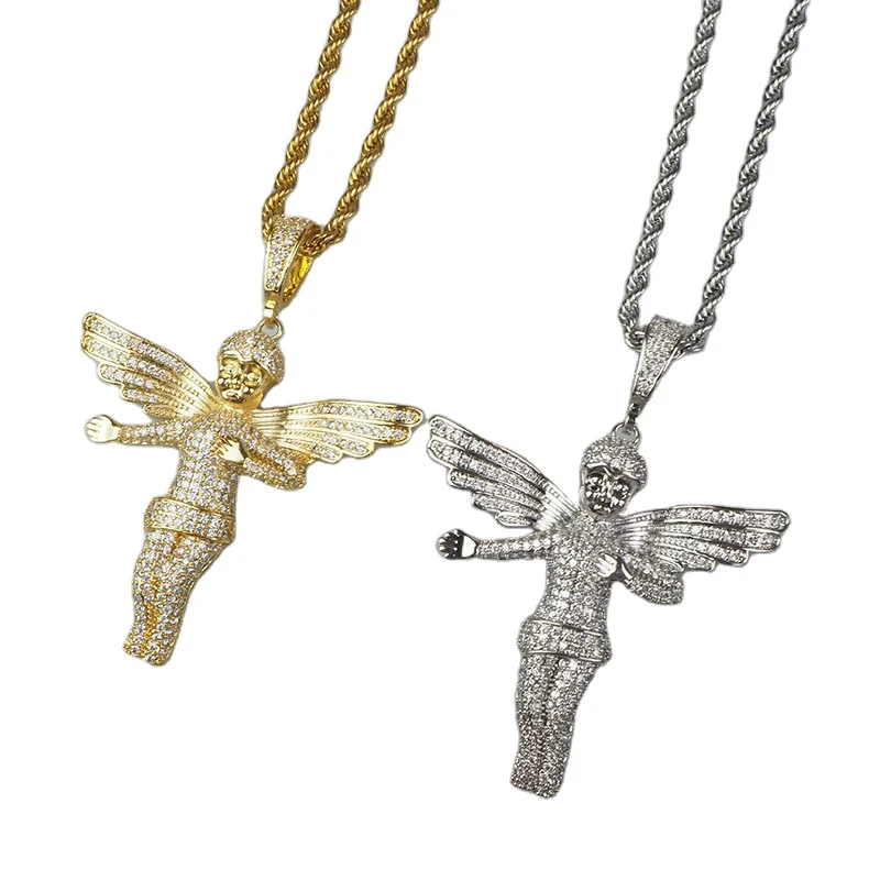 

FDLK Newest Bible Angel Saint Pendant Pray for Us Necklaces & Pendants Archangel Angel Jesus Necklace Jewelry