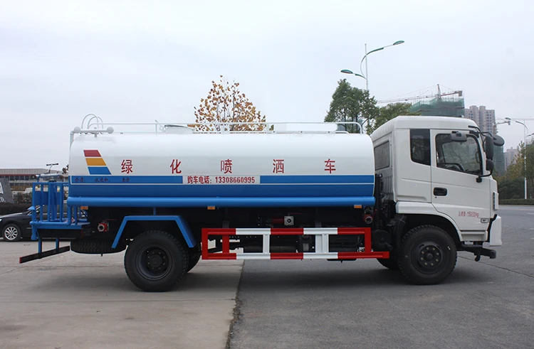 
Dongfeng 4x2 Diesel Type 10000 Liters Stainless Steel Water Tank Truck 