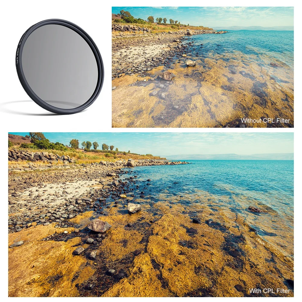 
72mm K&F Concept Slim Multi Coated close up mist lens filter 72mm for nikon lens filter 