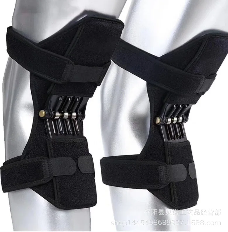 

Support Knee Pad Leg Support Brace Force Stabilizer Knee Booster Non-slip Lift Pain Relief Breathable Spring Protection Neoprene