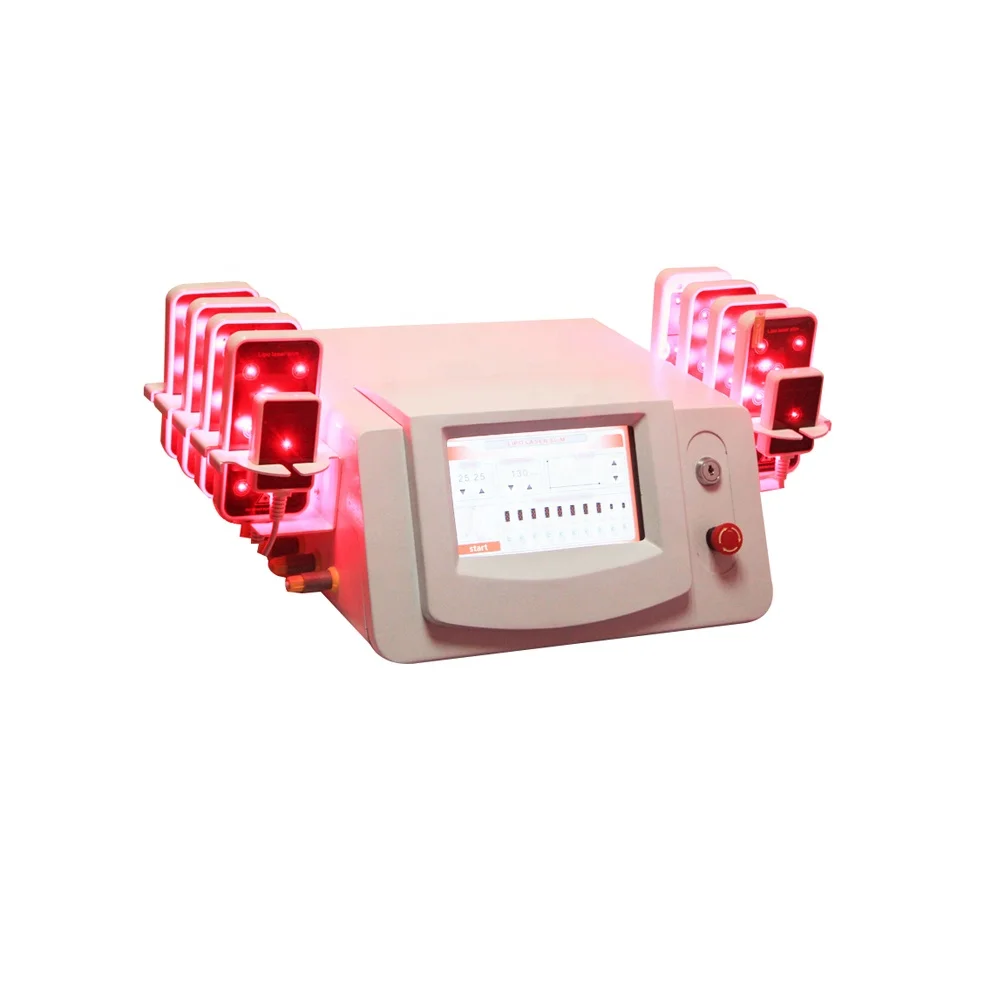 

635nm 650nm mitsubishi diode body slimming machine dual wave 4d lipolaser lipo laser machine 10 pads