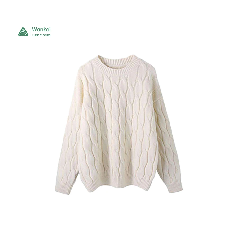 

Wankai Apparel Manufacture Second Hand Clothing Mixed Bales, A Grade Sweaters Second, Mix color