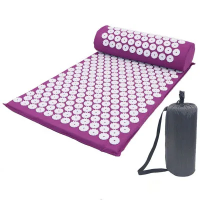 

Acupressure Mat and Pillow Set for Back Neck Pain Relief and Muscle Relaxation, Customized